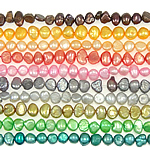 Kartoffel ferskvandskulturperle Beads, Ferskvandsperle, naturlig, blandede farver, 4-5mm, Hole:Ca. 0.8mm, Længde 14 inch, 10Strands/Bag, Solgt af Bag