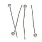 Brass Ball Head Pin silver color plated lead & cadmium free Sold By Bag