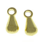 Brass Jewelry Pendants Teardrop gold color plated lead & cadmium free Approx 1.2mm Sold By Bag