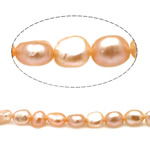 Barokní kultivované sladkovodní perle, Sladkovodní Pearl, růžový, Grade, 4.5-5mm, Otvor:Cca 0.8mm, Prodáno za 15 inch Strand