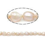 Potatis odlad sötvattenspärla pärlor, Freshwater Pearl, naturlig, rosa, Grade A, 12-13mm, Hål:Ca 0.8mm, Såld Per Ca 15 inch Strand