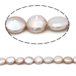 Coin odlad sötvattenspärla pärlor, Freshwater Pearl, ljuslila, Grade AAA, 12-13mm, Hål:Ca 0.8mm, Såld Per 15 inch Strand