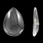 Staklo Cabochons, Suza, transparentan & različite veličine za izbor, 100računala/Torba, Prodano By Torba