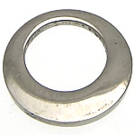 Rustfrit stål smykker Vedhæng, Stainless Steel, Donut, oprindelige farve, 11x11x1.50mm, Hole:Ca. 7mm, 100pc'er/Lot, Solgt af Lot