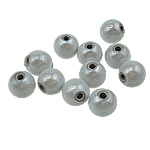 Grânulos acrílicos de milagre, acrilico, Roda, Fantasia, prata fosco, 8mm, Buraco:Aprox 2mm, 1750PCs/Bag, vendido por Bag