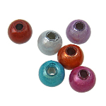 Miracle Acrylic Beads Round mixed colors 6mm Approx 2mm Sold By Bag