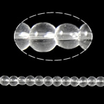 Apvalūs "Crystal Beads, Krištolas, Turas, Krištolas, 6mm, Skylė:Apytiksliai 1.5mm, Ilgis 12 Inch, 10Vijos/Krepšys, Pardavė Krepšys