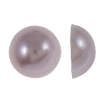 Plastic Cabochons Dome purple Sold By Bag