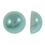 Cabochons en plastique, dôme, bleu, 8x4mm, 2000PC/sac, Vendu par sac