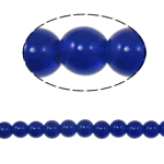 Okrugli Crystal perle, Kristal, Tamno Sapphire, 8mm, Rupa:Približno 1.5mm, Dužina 12 inčni, 10pramenovi/Torba, Prodano By Torba