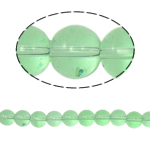 Okrugli Crystal perle, Kristal, Peridot, 10mm, Rupa:Približno 2mm, Dužina 12 inčni, 10pramenovi/Torba, Prodano By Torba