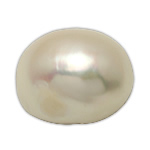 Nema rupa u kulturi Slatkovodni Pearl perle, bijel, 12-13mm, Prodano By par