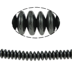 Magnetiske Hematite Beads, Magnetisk Hæmatit, Rondelle, sort, klasse A, 8mm, Hole:Ca. 2mm, Længde 15.5 inch, 10Strands/Lot, Solgt af Lot