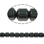 Grânulos de hematita magnética, Coluna, preto, Grade A, 6x6mm, Buraco:Aprox 1.5mm, comprimento 15.5 inchaltura, 10vertentespraia/Lot, vendido por Lot