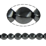 Perles hématites amagnétiques, hématite non magnétique, spiral, noire, grade A, 10x12mm, Trou:Environ 1.5mm, Longueur 15.5 pouce, 10Strandstoron/lot, Vendu par lot