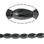 Perline in ematite non magnetico, Spirale, nero, grado A, 8x16mm, Foro:Appross. 1.5mm, Lunghezza 15.5 pollice, 10Strandstrefolo/lotto, Venduto da lotto