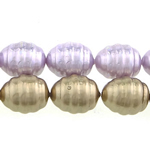 Contas de conchas do Mar do Sul, concha do mar do sul, Oval, cores misturadas, 16x13mm, Buraco:Aprox 0.8mm, comprimento Aprox 16 inchaltura, 2vertentespraia/Bag, 25PCs/Strand, vendido por Bag