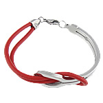 Koskind Bracelet, med 316L Stainless Steel, 3mm, 14mm, 6.5mm, Solgt Per 8.5-9 inch Strand