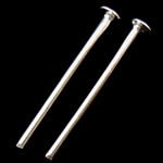 Iron headpin, Vas, ezüst színű bevonattal, nikkel, ólom és kadmium mentes, 0.80x18mm, Kb 1780PC-k/Bag, Által értékesített Bag