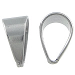 Rozsdamentes acél Snap óvadék, Stainless Steel, az eredeti szín, 12.70x8.70x6.70mm, Lyuk:Kb 11x7mm, 500PC-k/Bag, Által értékesített Bag