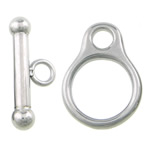 Stainless Steel Toggle Clasp single-strand original color 0c Approx 3mm Sold By Lot