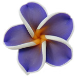 Polymer Clay Beads Flower purple Approx 1mm Sold By Bag