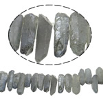 Natuurlijke Plating Quartz parels, Nuggets, kleurrijke vergulde, 15-47mm, Gat:Ca 1.2-1.5mm, Lengte 15.5 inch, 20strengen/Lot, Verkocht door Lot