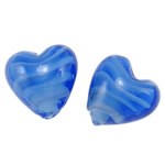 Plated Lampwork Beads Heart Approx 2mm Sold By Bag