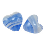 Plated Lampwork Beads Heart Approx 2mm Sold By Bag