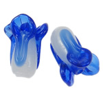 Perline di vetro Murano fatte a mano, vetro lavorato, Verdura, fatto a mano, blu, 19x13mm, Foro:Appross. 2.5mm, 100PC/borsa, Venduto da borsa