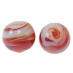 Plated Lampwork Beads Round 12mm Approx 1.5mm Sold By Bag