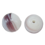 Belagte Lampeperler, Lampwork, Runde, forgyldt, 12mm, Hole:Ca. 1.5mm, 100pc'er/Bag, Solgt af Bag