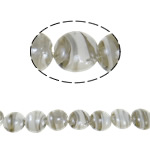 Perles murano plaquées, chalumeau, Plat rond, Plaquage normal, 20x21x11mm, Trou:Environ 2mm, 100PC/sac, Vendu par sac