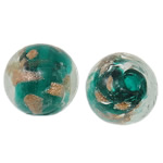 lampwork حبات الرمل الذهبية, امبورك, جولة, الرمال الذهبية, 16mm, حفرة:تقريبا 1-3mm, 100أجهزة الكمبيوتر/حقيبة, تباع بواسطة حقيبة