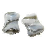 Plated Lampwork Beads Round Tube Approx 2mm Sold By Bag