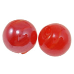 Plated Lampwork Beads Round 14mm Approx 2mm Sold By Bag