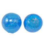 Plated Lampwork Beads Round 14mm Approx 2mm Sold By Bag