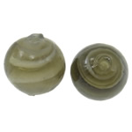 Plated Lampwork Beads Round 14mm Approx 2mm Sold By Bag