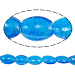 Plated Lampwork Beads Oval Approx 2mm Sold By Bag