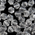 CRYSTALLIZED™ Crystal korálky, Lucerny, Krystal, 5mm, Otvor:Cca 0.8mm, 50PC/Bag, Prodáno By Bag