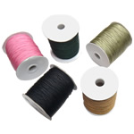 Nylontråd, Nylon, med plast slid, blandade färger, 1mm, 5PC/Lot, Säljs av Lot