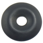 Pingente turquesa, Turquesa sintética, Roda plana, preto, 29x29x5.50mm, Buraco:Aprox 7mm, 50PCs/Lot, vendido por Lot