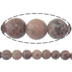 Perline Rhodonite, Cerchio, naturale, 4mm, Foro:Appross. 2mm, Lunghezza Appross. 15 pollice, 10Strandstrefolo/lotto, Appross. 90PC/filo, Venduto da lotto