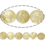 Kaffe Stone Beads, Runde, naturlig, 10mm, Hole:Ca. 1mm, Længde Ca. 15 inch, Ca. 20Strands/Lot, Ca. 37pc'er/Strand, Solgt af Lot