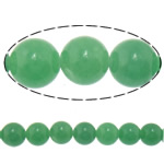 Aventurine χάντρες, Πράσινη Aventurine, Γύρος, φυσικός, 14mm, Τρύπα:Περίπου 1.2-1.4mm, Μήκος Περίπου 15.8 inch, 5Σκέλη/Παρτίδα, Περίπου 27PCs/Strand, Sold Με Παρτίδα