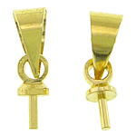 Brass Peg Óvadék, Sárgaréz, arany színű aranyozott, nikkel, ólom és kadmium mentes, 3x7x1mm, 11mm, Lyuk:Kb 3mm, 1000PC-k/Bag, Által értékesített Bag