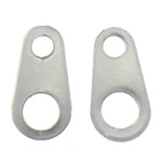 Connettore in acciaio inox, 304 acciaio inox, 1/1 anello del connettore, colore originale, 4x8mm, Foro:Appross. 1mm, 2mm, 5000PC/borsa, Venduto da borsa