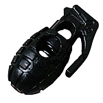 Plastic Spring Stopper Buckle black 20mm Sold By Bag