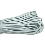 Paracord, Paracord 330, grigio-argento, 4mm, 5Strandstrefolo/lotto, 31m/filo, Venduto da lotto