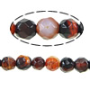 Prirodni Čudo ahat perle, Čudo Agate, Krug, faceted, 4-4.5mm, Rupa:Približno 0.5mm, Dužina Približno 15 inčni, 5pramenovi/Lot, Približno 97računala/Strand, Prodano By Lot